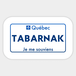 Quebec Vulgar License Plate Sticker